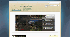 Desktop Screenshot of grundmuehle-quentel.de