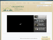 Tablet Screenshot of grundmuehle-quentel.de